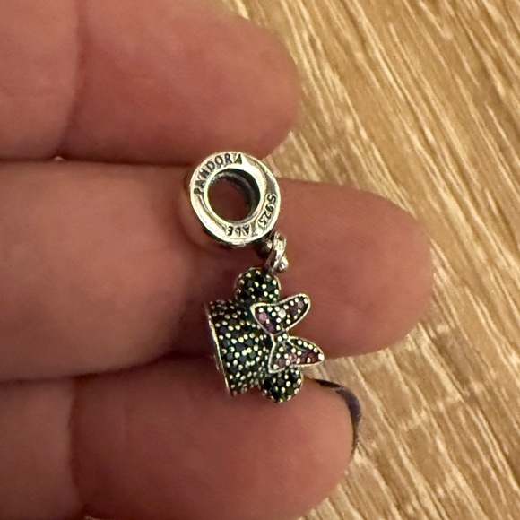 Pandora Silver and Pink Charm - Picture 5 of 5